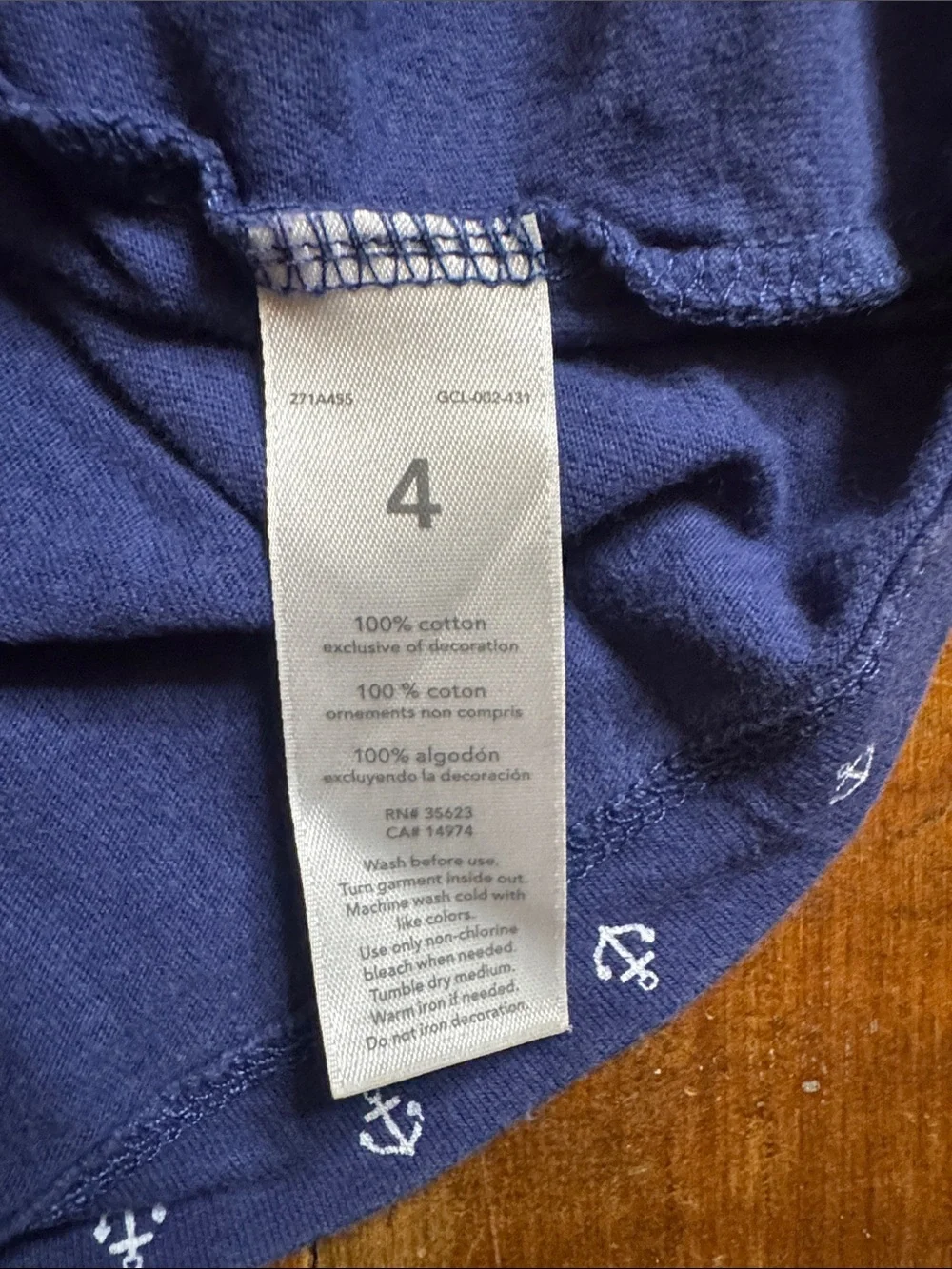 Carters soft navy
